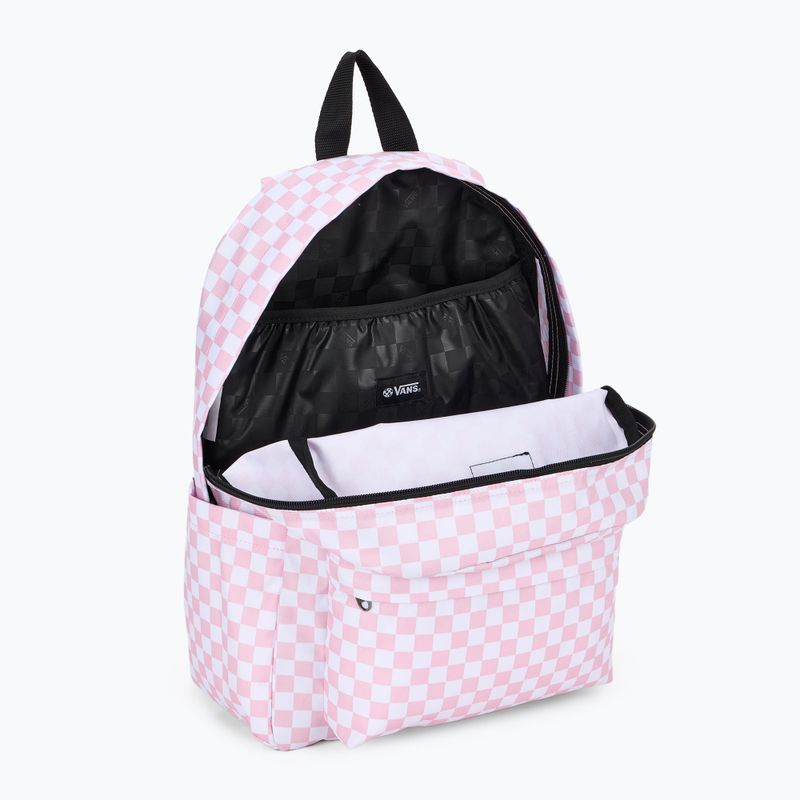 Zaino urbano per bambini Vans Old Skool Grom Check 18 l coral blush 4