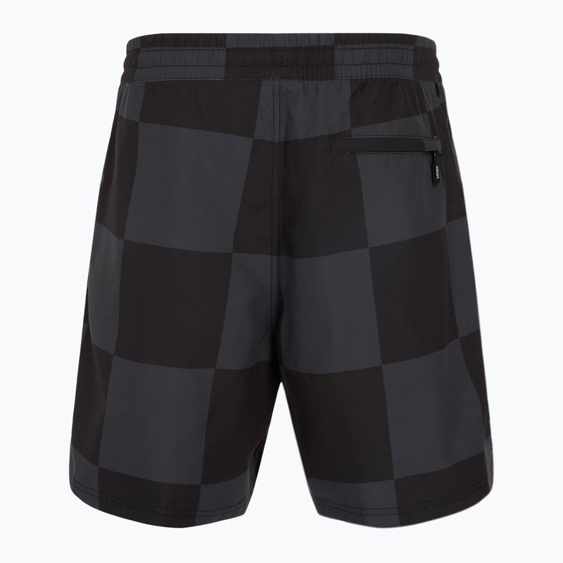 Vans Primary Checkerboard Elastic Boardshort Uomo nero/asfalto 2