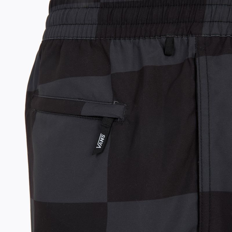 Vans Primary Checkerboard Elastic Boardshort Uomo nero/asfalto 5