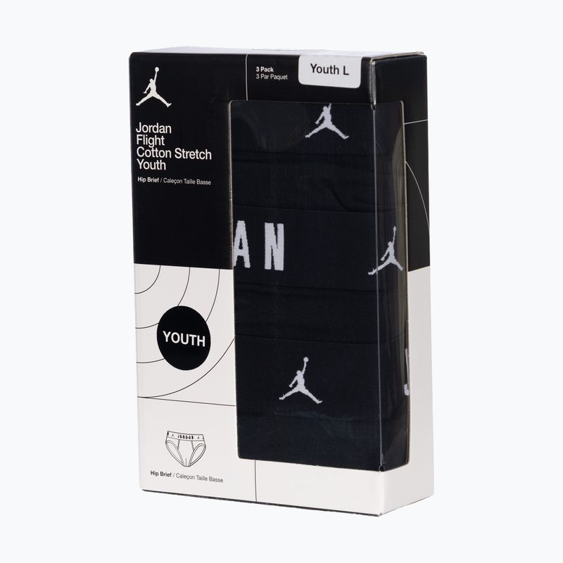 Bokserki dziecięce Nike Jordan JHB Briefs 3 pary black 3