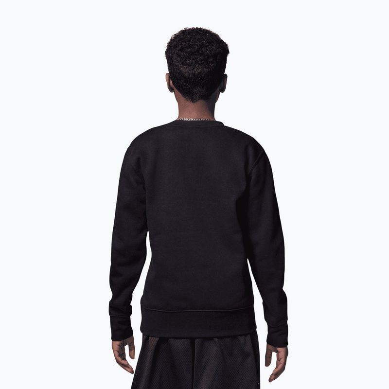 Felpa bambini Jordan JDB Brooklyn Fleece Essential Crew black 3