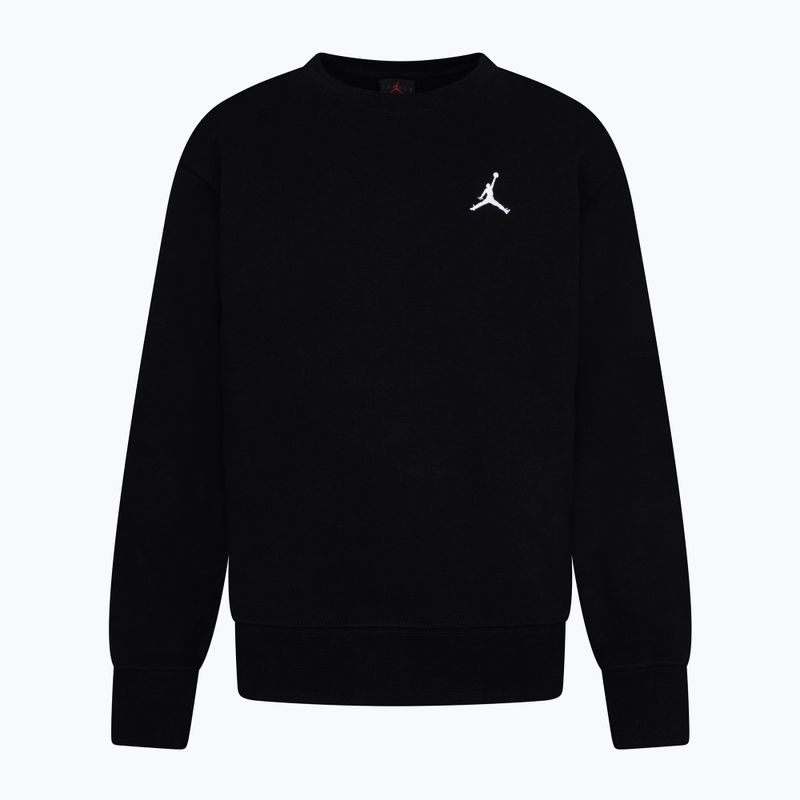 Felpa bambini Jordan JDB Brooklyn Fleece Essential Crew black 4