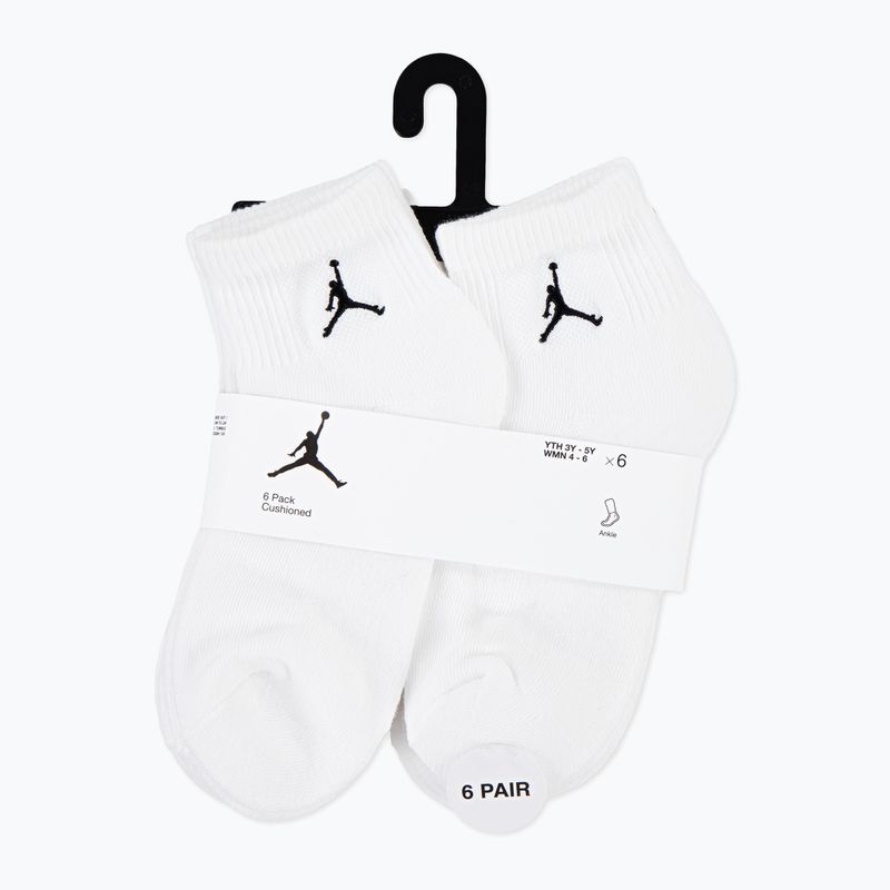 Calze Nike Jordan Everyday Essentials 6 pack white 3