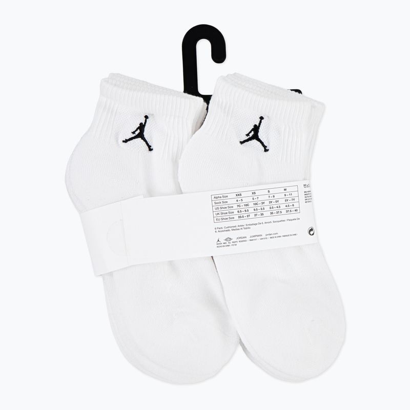 Calze Nike Jordan Everyday Essentials 6 pack white 4