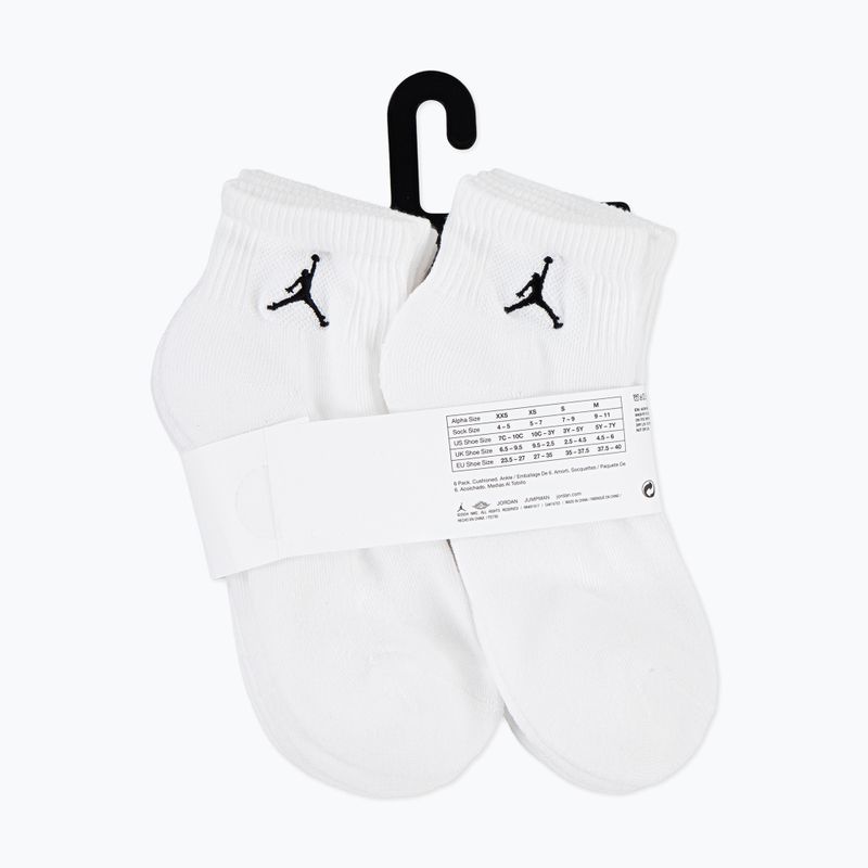 Calzini Jordan JHN Everyday Essentials 6 paia bianchi 4