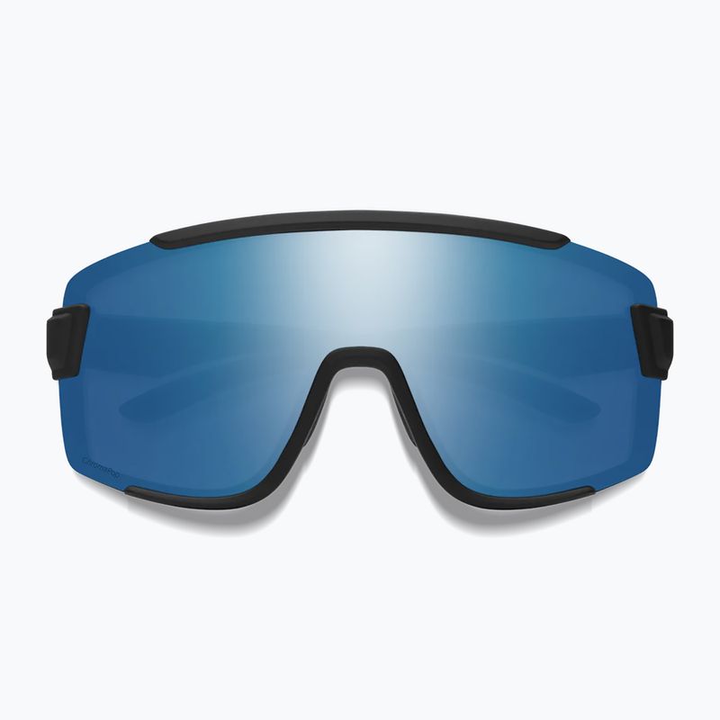 Occhiali da sole Smith Wildcat matte black/chrp polarized blue mirror/clear 2