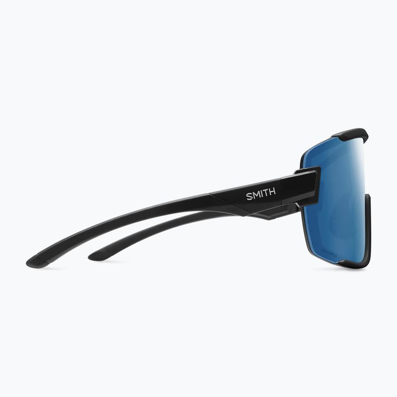 Occhiali da sole Smith Wildcat matte black/chrp polarized blue mirror/clear 3