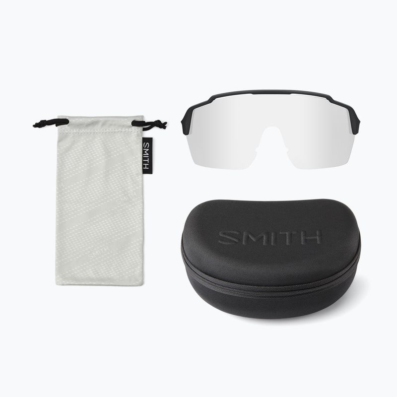 Occhiali da sole Smith Shift Split MAG nero/fotocromatico da chiaro a grigio/chiaro 4