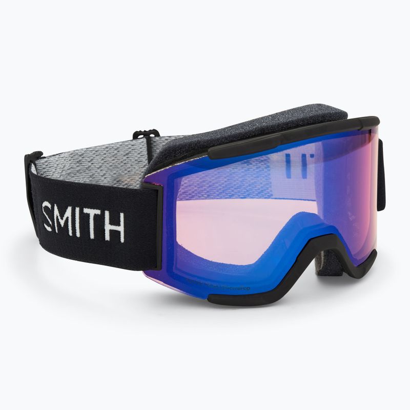 Smith Squad nero/chromapop pro fotocromatico blu specchio occhiali da sci