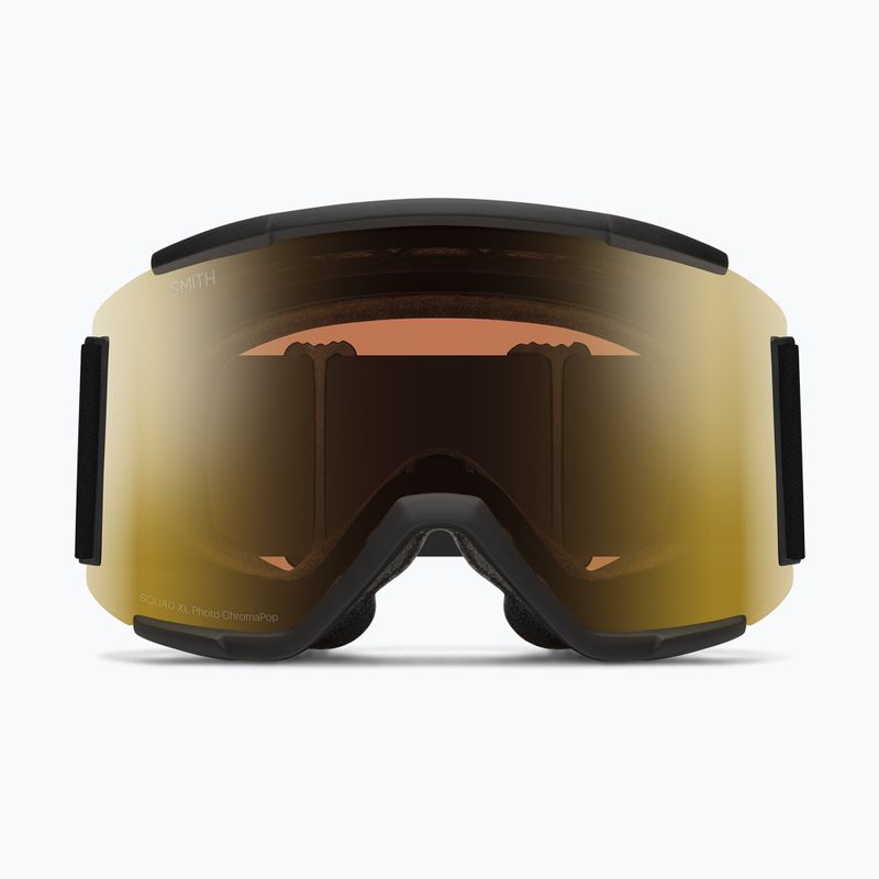 Maschera da sci Smith Squad XL black/chromapop pro photochromic gold mirror 2