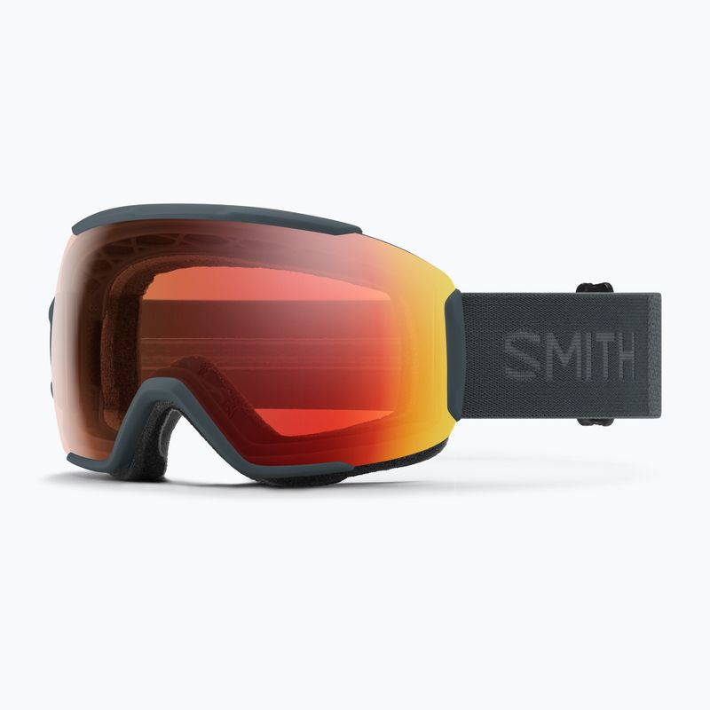 Maschera da sci Smith Sequence OTG slate/chromapop pro photochromic red mirror