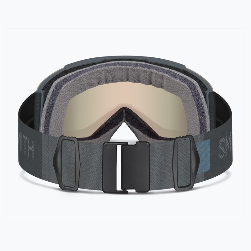 Maschera da sci Smith Sequence OTG slate/chromapop pro photochromic red mirror 3