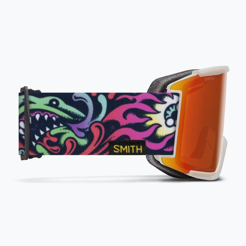 Smith Squad XL serie artist tallboy/ specchio rosso/ flash giallo tempesta occhiali da sci 4