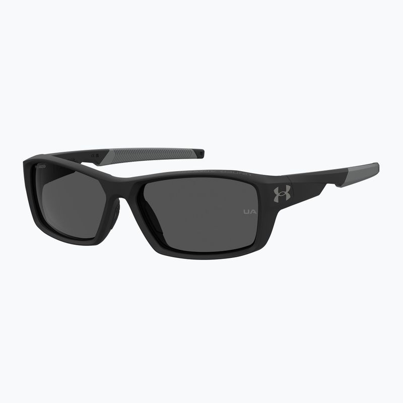 Occhiali da sole Under Armour Fanatical S3 nero opaco/grigio polarizzati da uomo 2