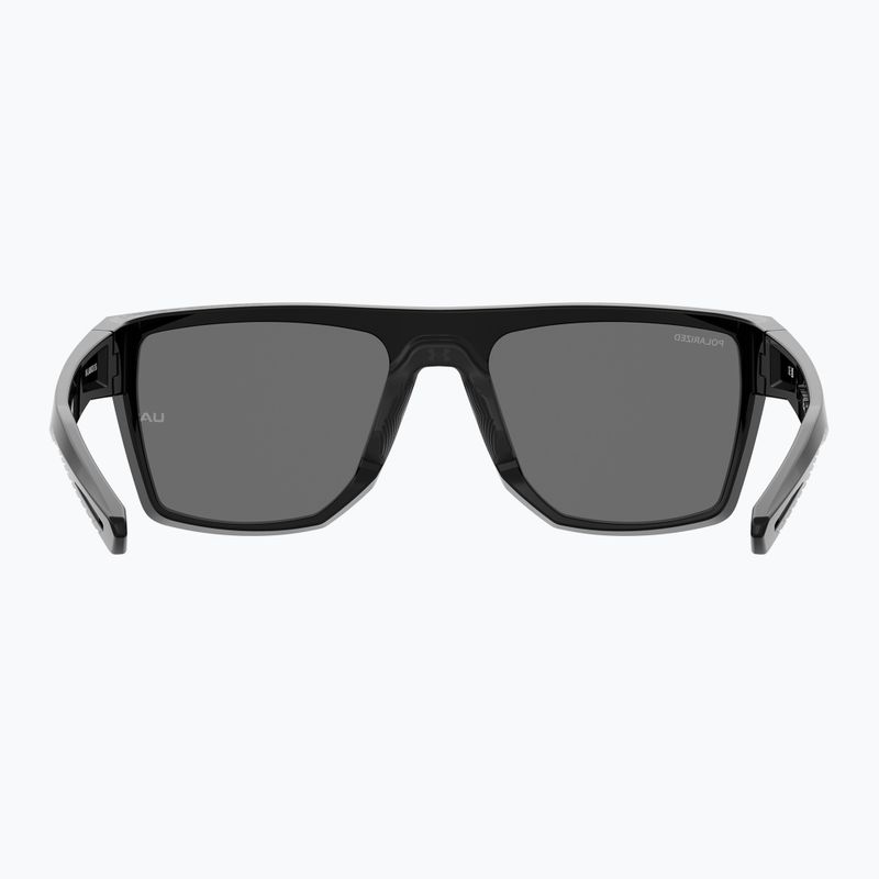 Occhiali da sole da uomo polarizzati Under Armour Launch 2/G S3 nero/grigio 4