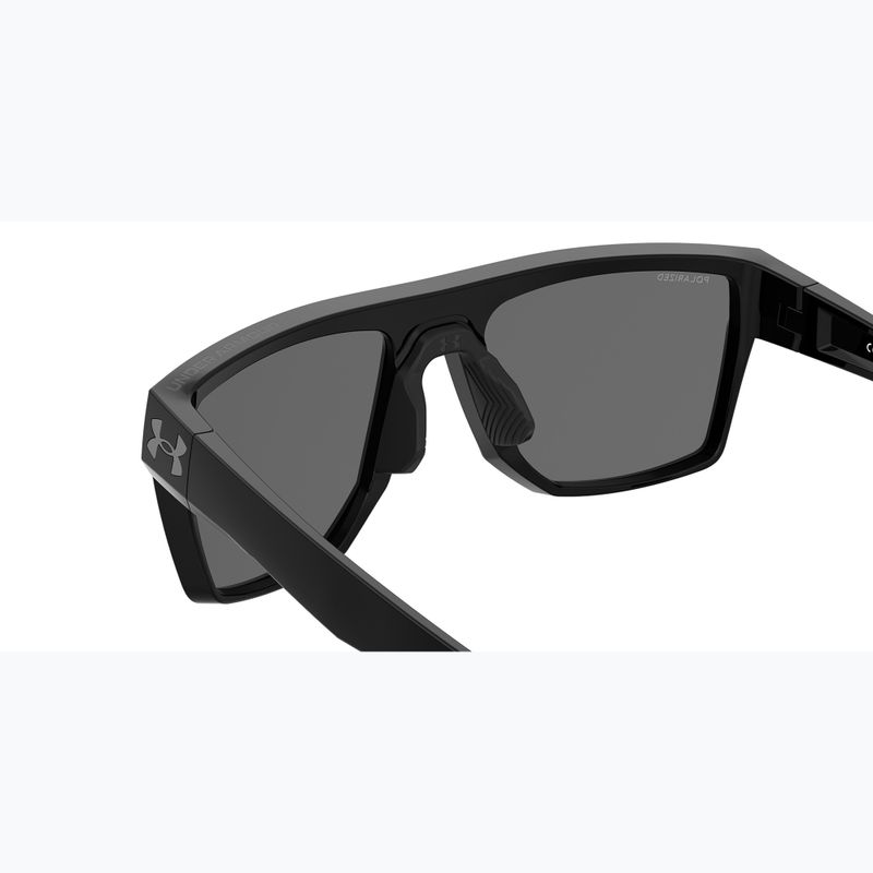 Occhiali da sole da uomo polarizzati Under Armour Launch 2/G S3 nero/grigio 6