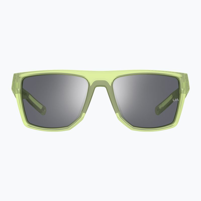 Occhiali da sole da uomo Under Armour Launch 2/G S3 in cristallo verde/specchio d'argento 3