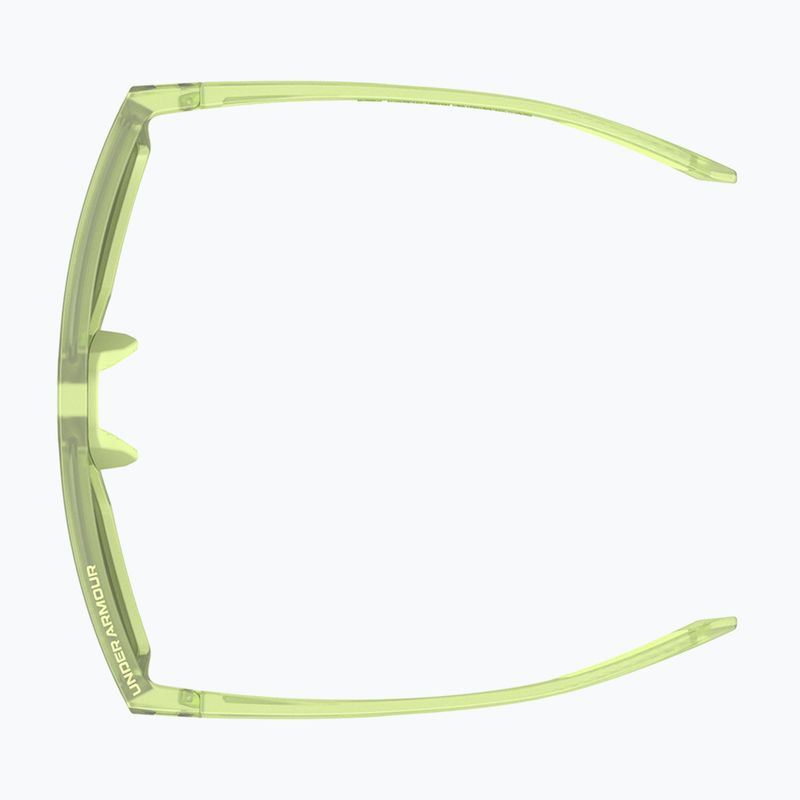 Occhiali da sole da uomo Under Armour Launch 2/G S3 in cristallo verde/specchio d'argento 5