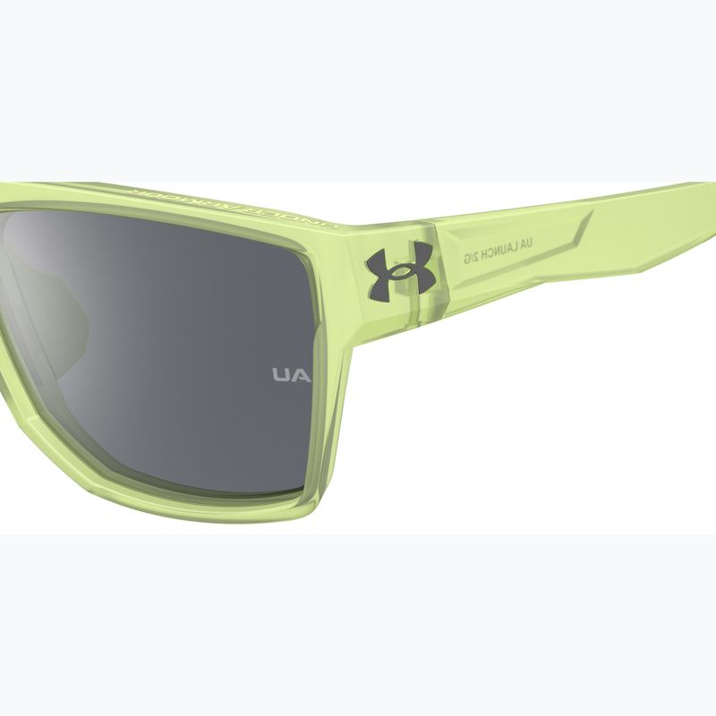 Occhiali da sole da uomo Under Armour Launch 2/G S3 in cristallo verde/specchio d'argento 7