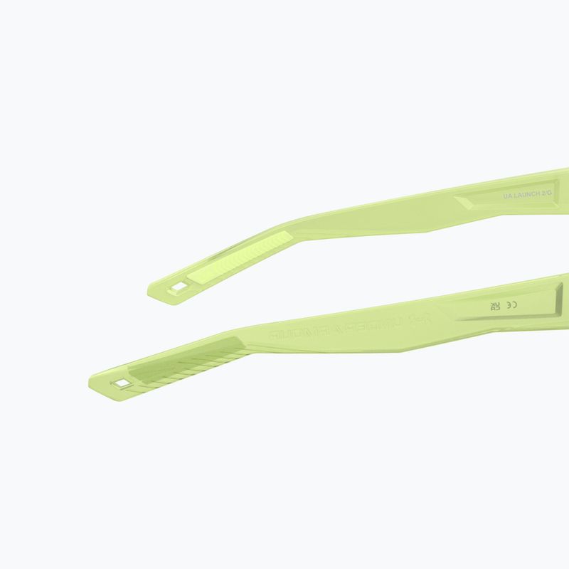 Occhiali da sole da uomo Under Armour Launch 2/G S3 in cristallo verde/specchio d'argento 8