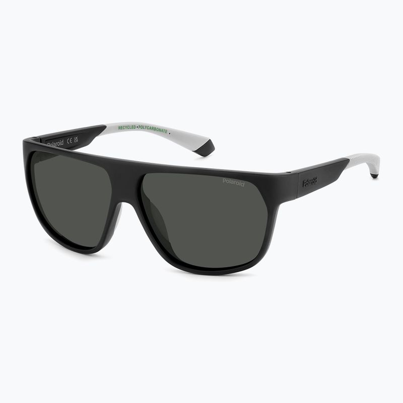 Occhiali da sole Polaroid PLD 7053/S nero opaco/grigio polarizzato da uomo 2