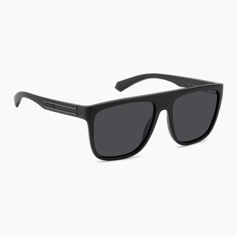 Occhiali da sole Polaroid PLD 2162/S nero opaco/grigio polarizzato da uomo