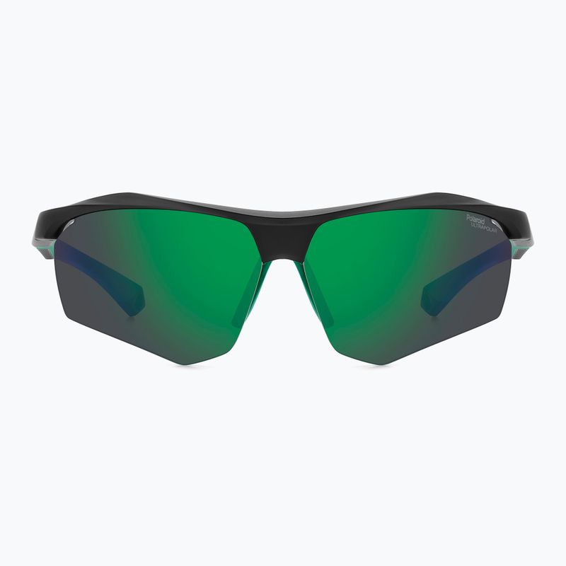 Occhiali da sole Polaroid PLD 7055/S nero opaco verde/verde a specchio polarizzati hc da uomo 3