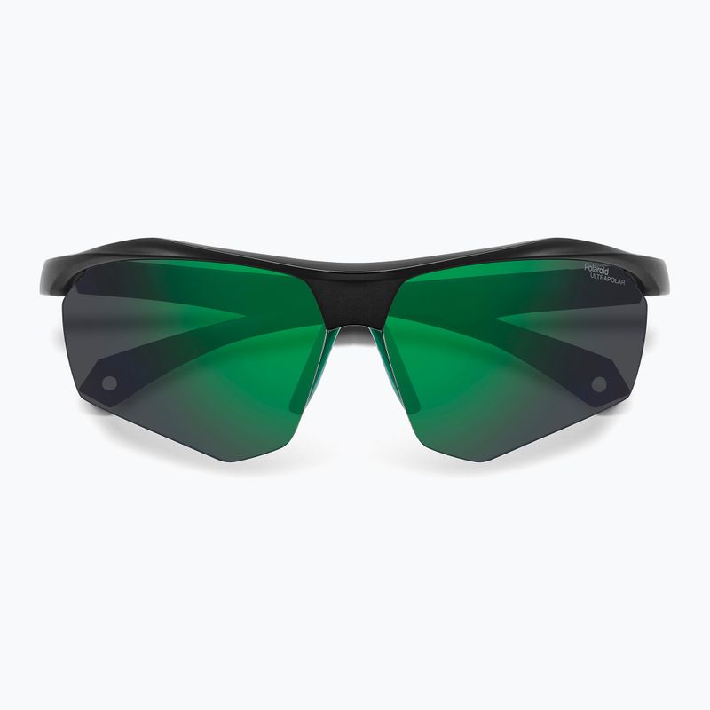 Occhiali da sole Polaroid PLD 7055/S nero opaco verde/verde a specchio polarizzati hc da uomo 4