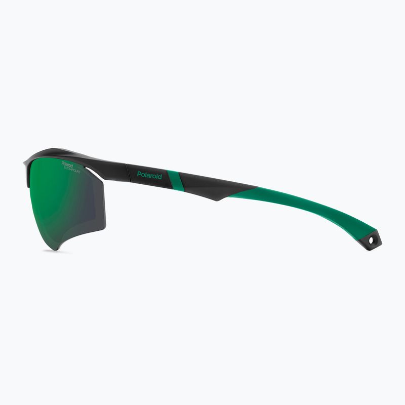 Occhiali da sole Polaroid PLD 7055/S nero opaco verde/verde a specchio polarizzati hc da uomo 6
