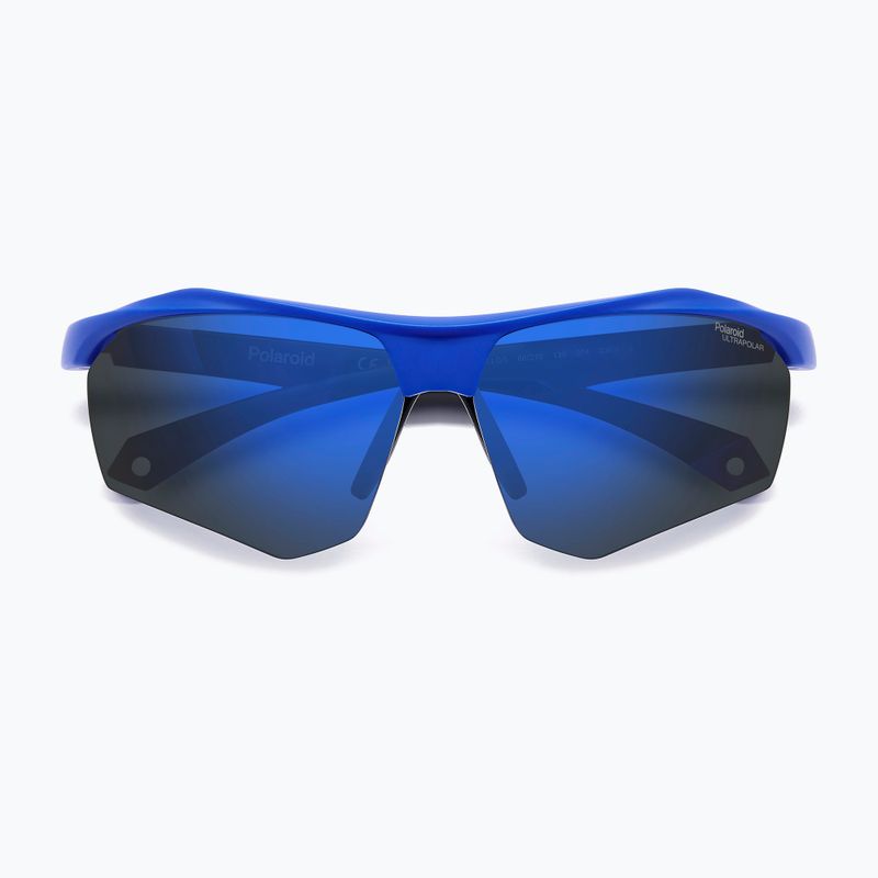 Occhiali da sole Polaroid PLD 7055/S matte blue/blue mirror polarized high contrast 4
