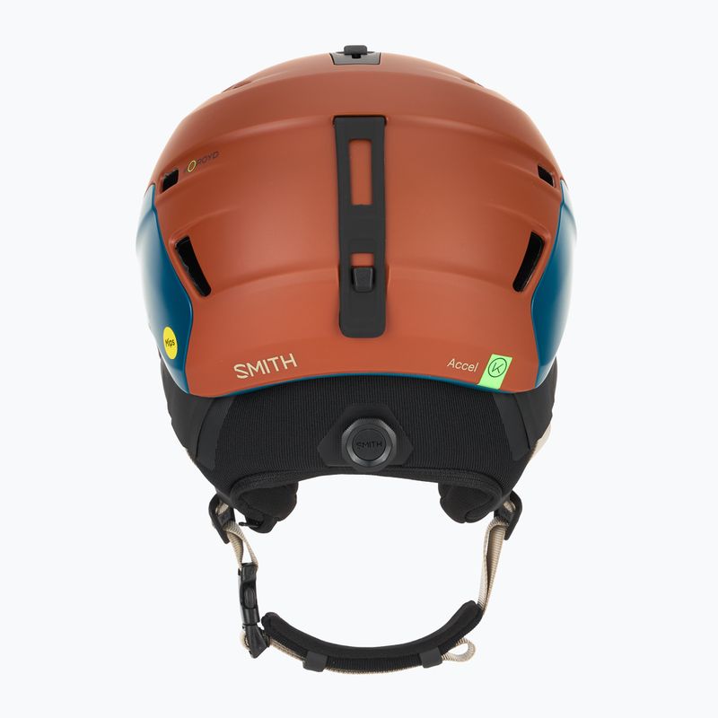 Smith Accel MIPS casco da sci acciaio ruggine opaco 4
