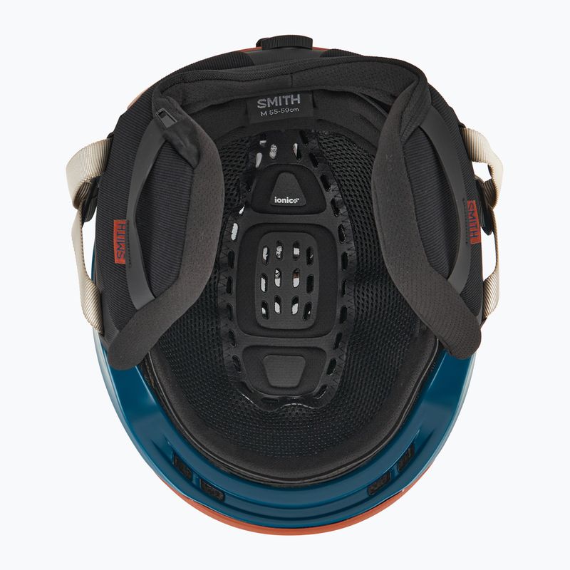 Smith Accel MIPS casco da sci acciaio ruggine opaco 5
