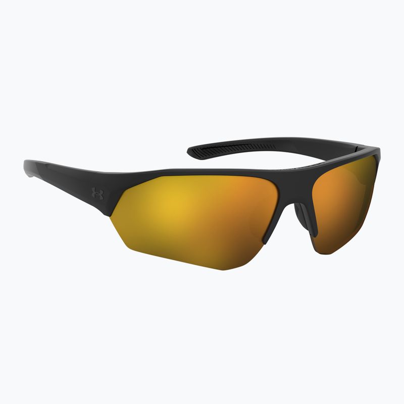 Occhiali da sole per bambini Under Armour UA 7000/S S3 nero opaco/oro specchiato