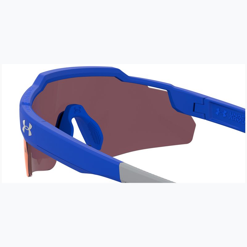 Occhiali da sole per bambini Under Armour Levelup Jr S3 blu opaco/grigio/infrarossi 6