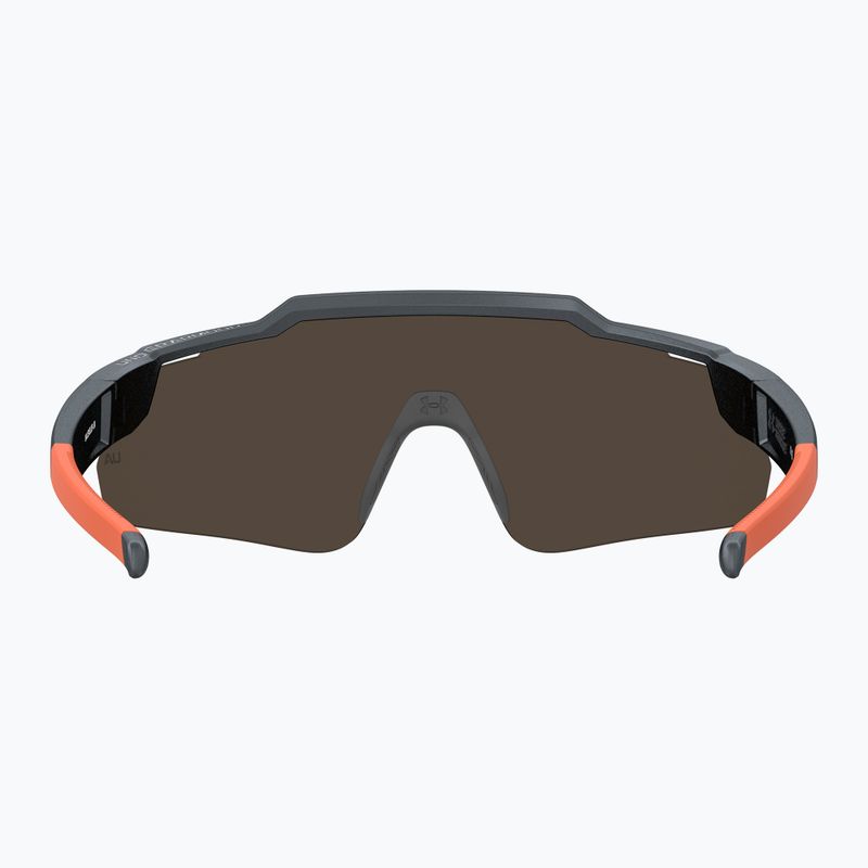 Occhiali da sole per bambini Under Armour Levelup Jr S3 grigio metallizzato/oro specchiato 4