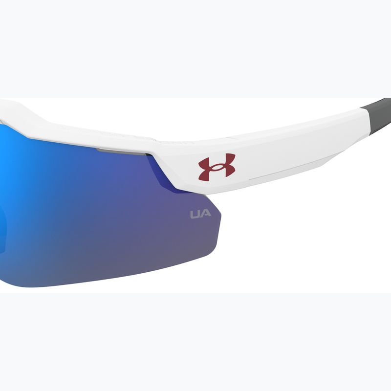 Occhiali da sole per bambini Under Armour Levelup Jr S3 bianco opaco blu/blu multistrato 7