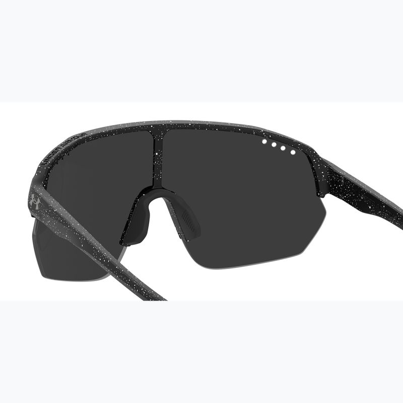 Occhiali da sole Under Armour Gamedat II/G S3 modello nero bianco/argento a specchio 6