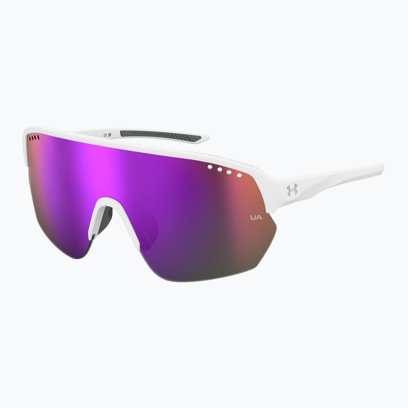 Occhiali da sole Under Armour Gamedat II/G S3 bianco opaco/rosa a specchio 2