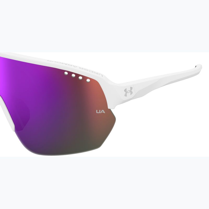 Occhiali da sole Under Armour Gamedat II/G S3 bianco opaco/rosa a specchio 7