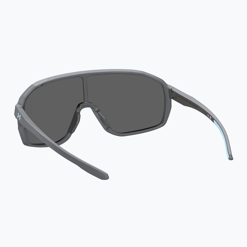 Occhiali da sole per bambini Under Armour Gameday Jr S3 grigio metallizzato/blu multistrato 6