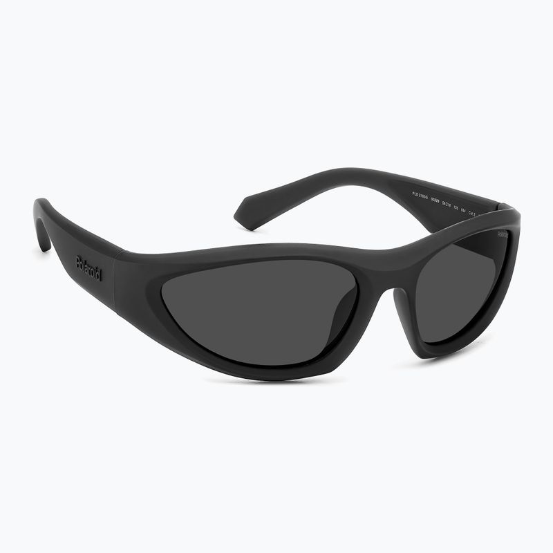 Occhiali da sole Polaroid PLD 2165/S nero opaco/grigio polarizzato