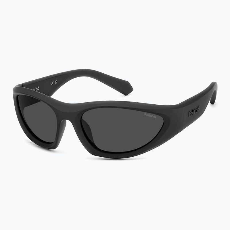 Occhiali da sole Polaroid PLD 2165/S nero opaco/grigio polarizzato 2