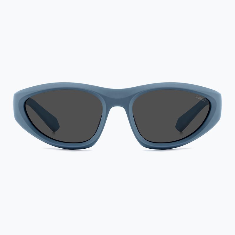 Occhiali da sole polarizzati Polaroid PLD 2165/S blu/grigio opaco 3