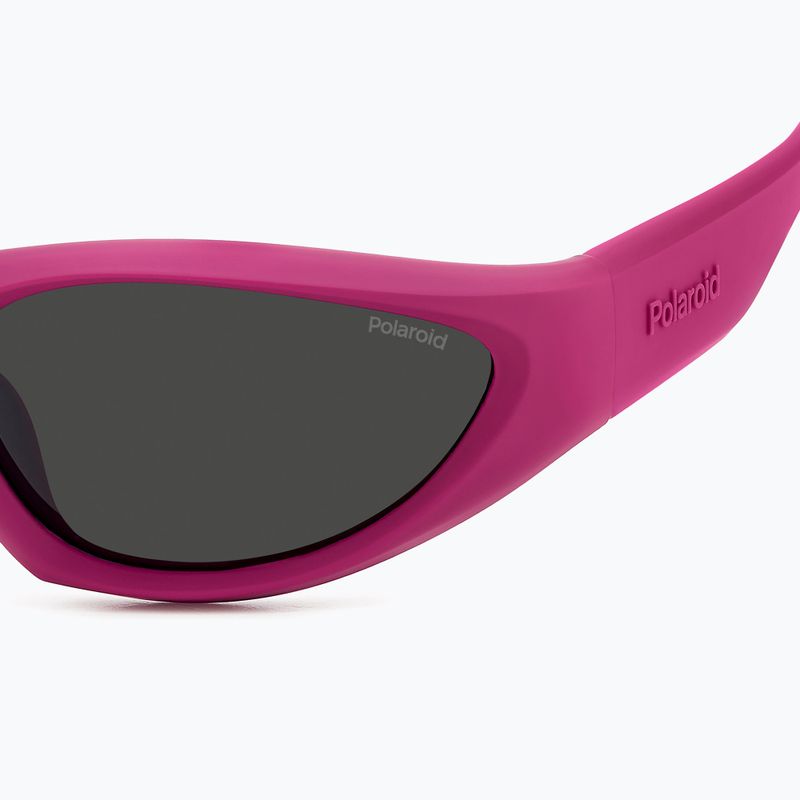 Occhiali da sole polarizzati Polaroid PLD 2165/S fucsia/grigio opaco 7