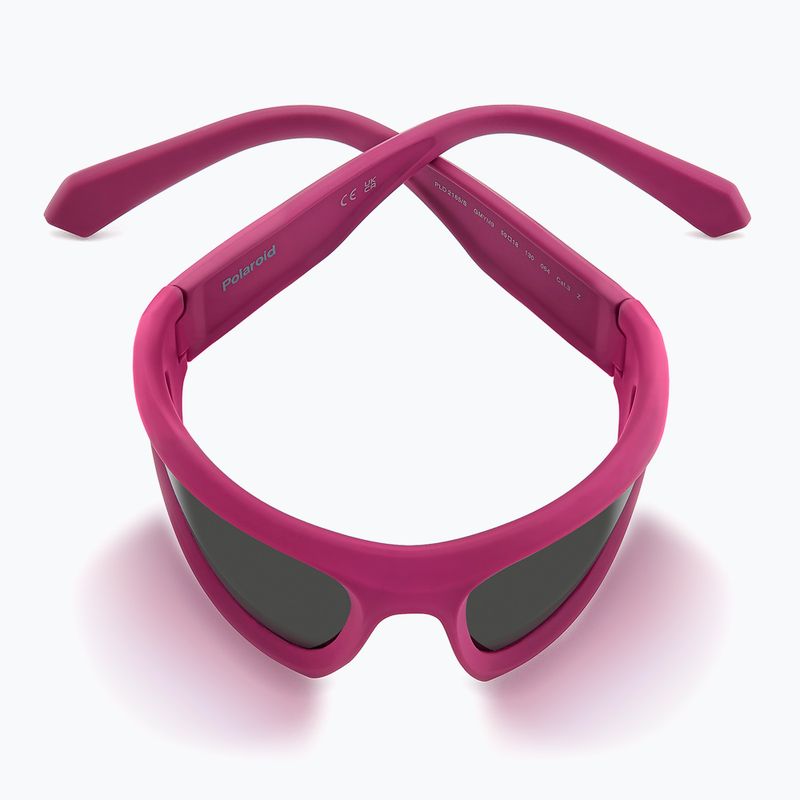 Occhiali da sole polarizzati Polaroid PLD 2165/S fucsia/grigio opaco 8