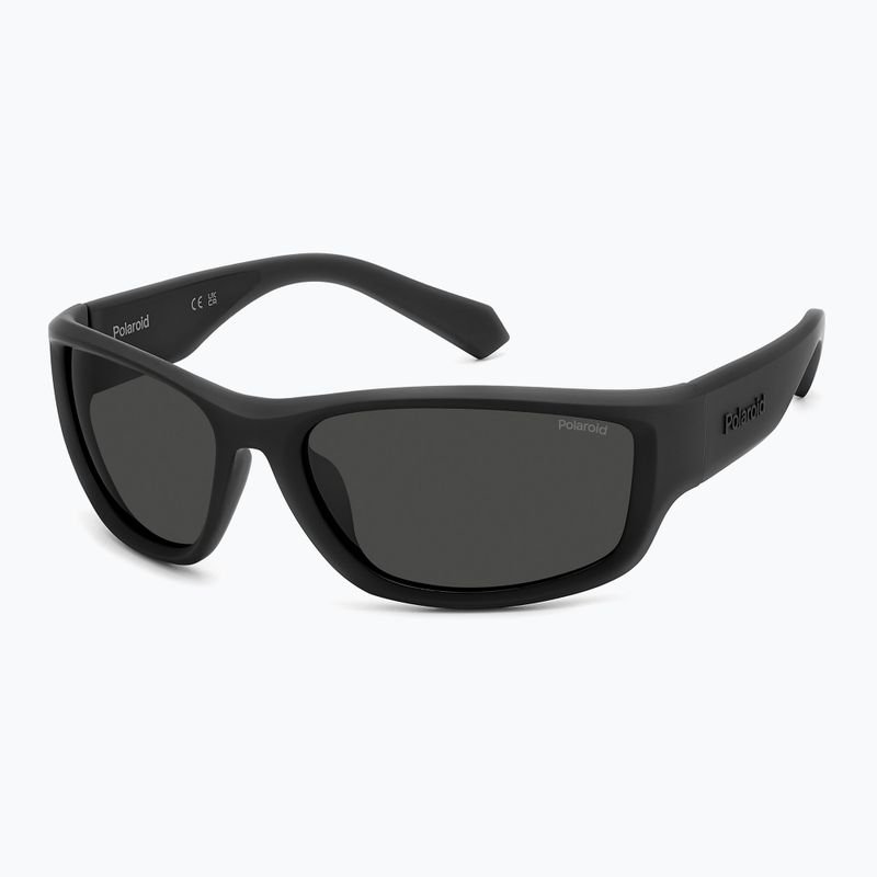 Occhiali da sole Polaroid PLD 2166/S nero opaco/grigio polarizzato da uomo 2
