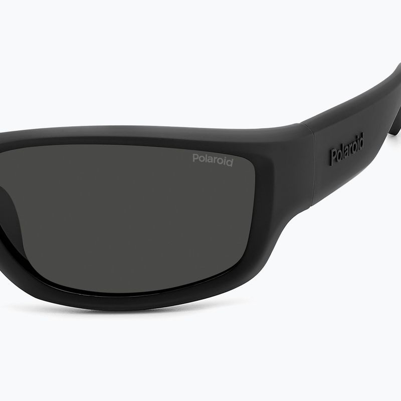 Occhiali da sole Polaroid PLD 2166/S nero opaco/grigio polarizzato da uomo 7