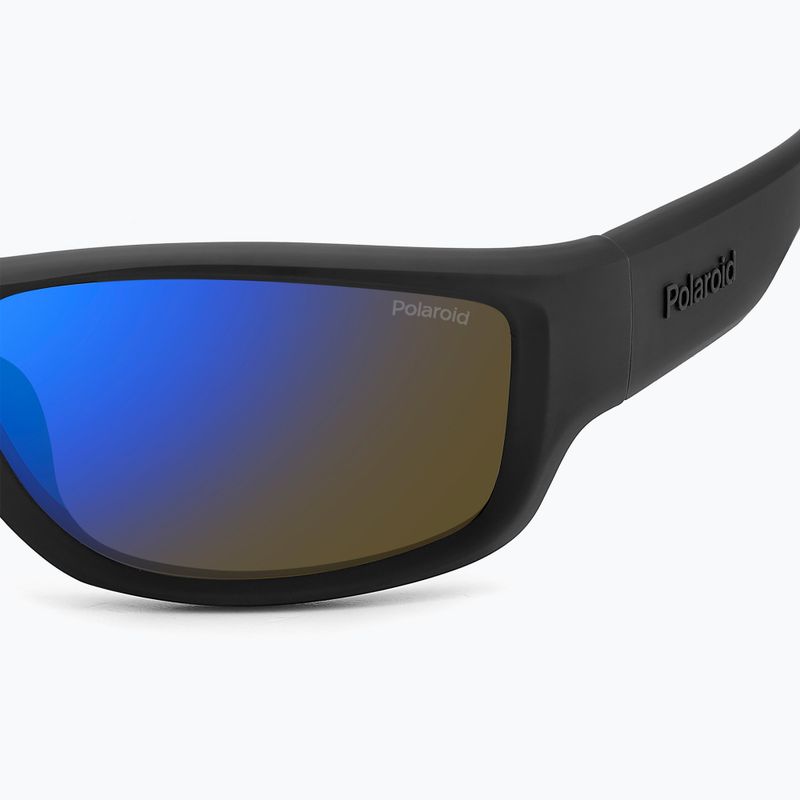 Occhiali da sole Polaroid PLD 2166/S nero opaco blu/specchio blu polarizzati da uomo 8