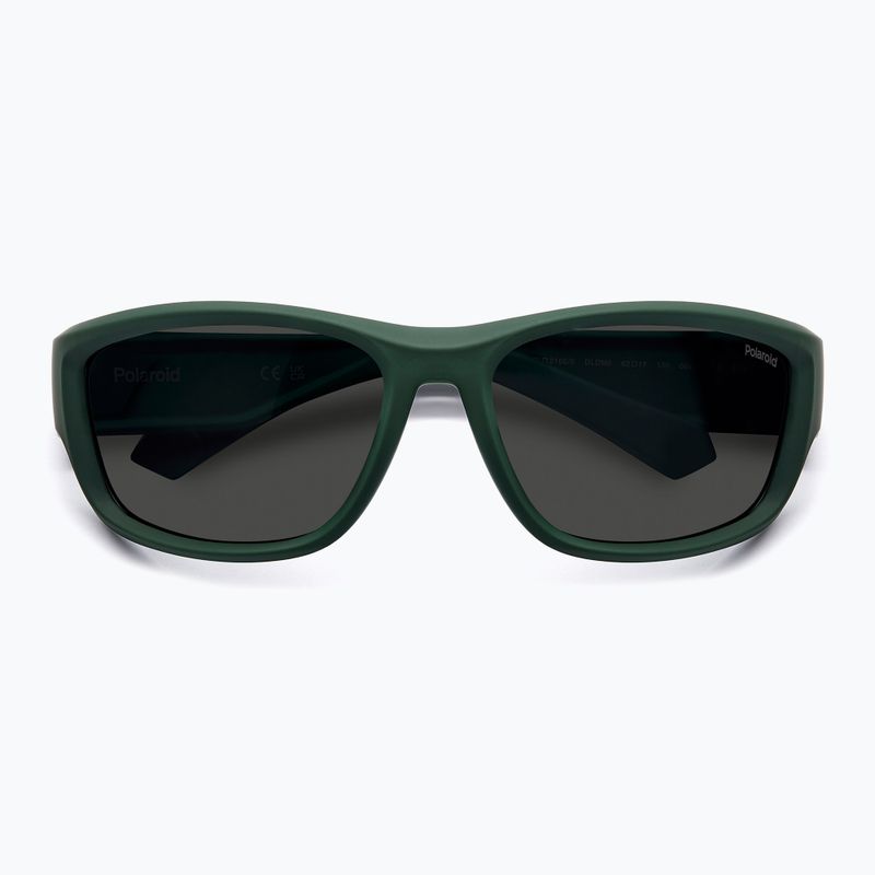 Occhiali da sole Polaroid PLD 2166/S verde opaco/grigio polarizzato da uomo 4