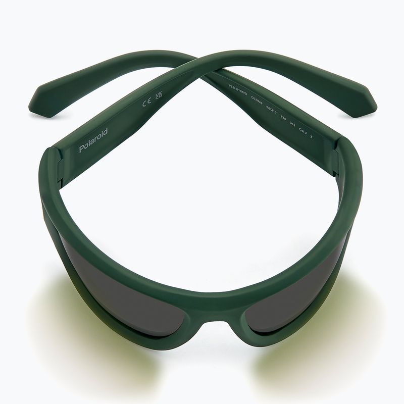 Occhiali da sole Polaroid PLD 2166/S verde opaco/grigio polarizzato da uomo 8